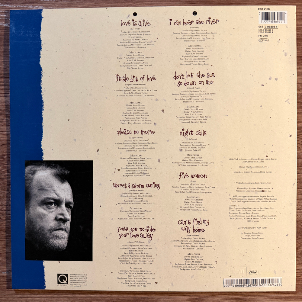 Joe Cocker ‎– Night Calls (Европа 1991г.)