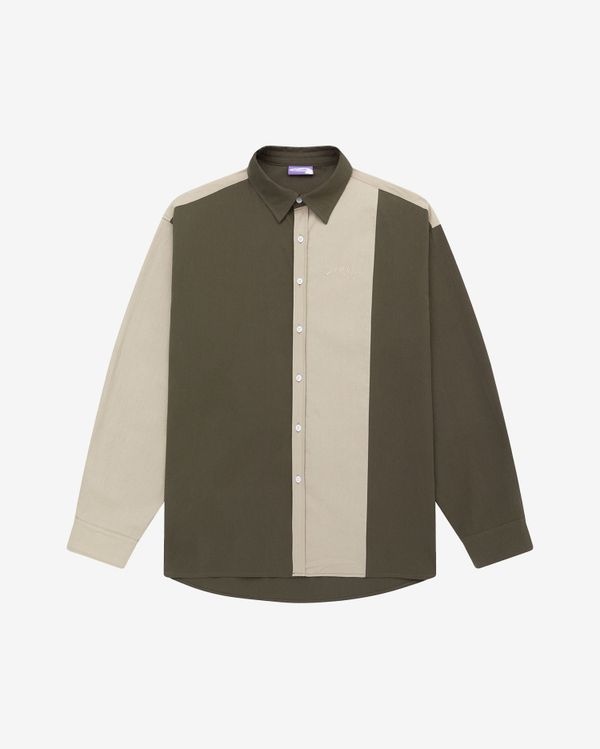 Сорочка Puff коричневая/песочная - фото 1