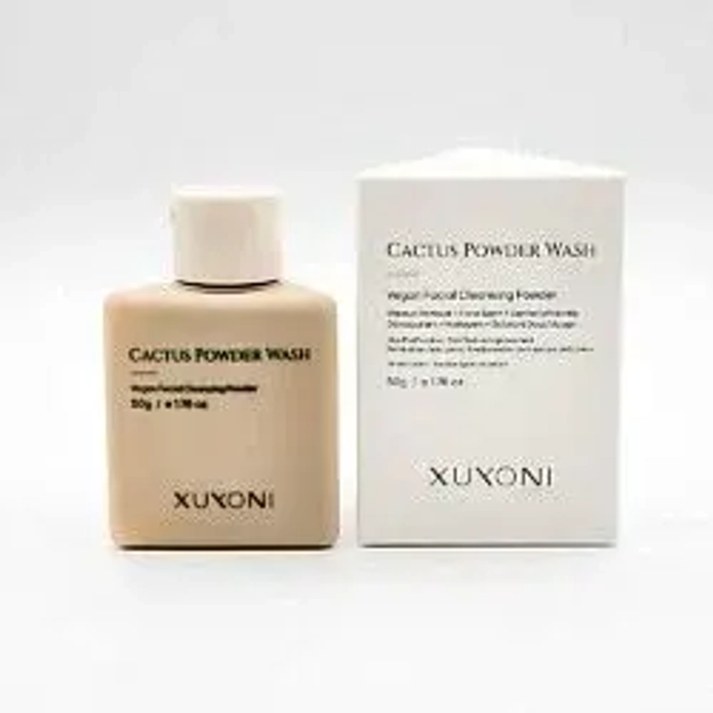 XUYONI Пудра для умывания с экстрактом опунции и коллагеном - Cactus Powder Wash,50 мл