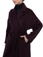 Пальто спущенное плечо, рукава на молнии