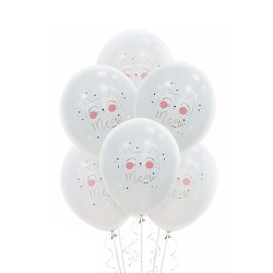 Шар воздушный с рисунком "Кот Мяу!" 36 см