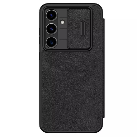 Кожаный чехол-книжка Nillkin Leather Qin Pro для Samsung Galaxy S24 FE