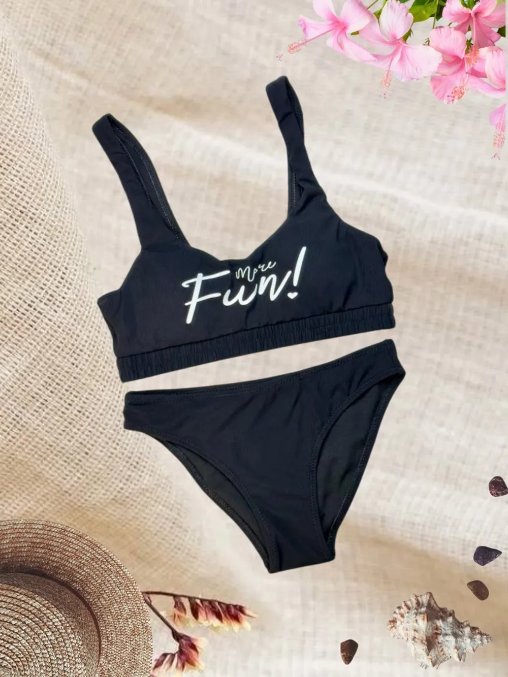 купальник раздельный 3 в 1 с шортами и топ спортивный