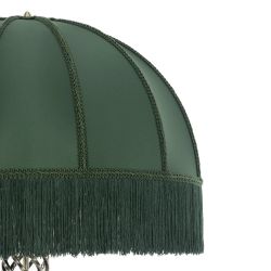 Citilux Базель CL407932T Торшер бронза со столиком и зелёным абажуром