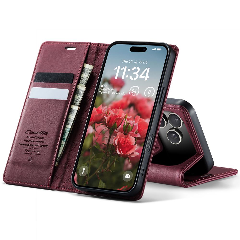 Чехол-книжка CaseMe RFiD iPhone 17 Pro