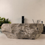 Каменная раковина из мрамора Erozy Grey EM-05316 (51*42*16) 0887из натурального камня