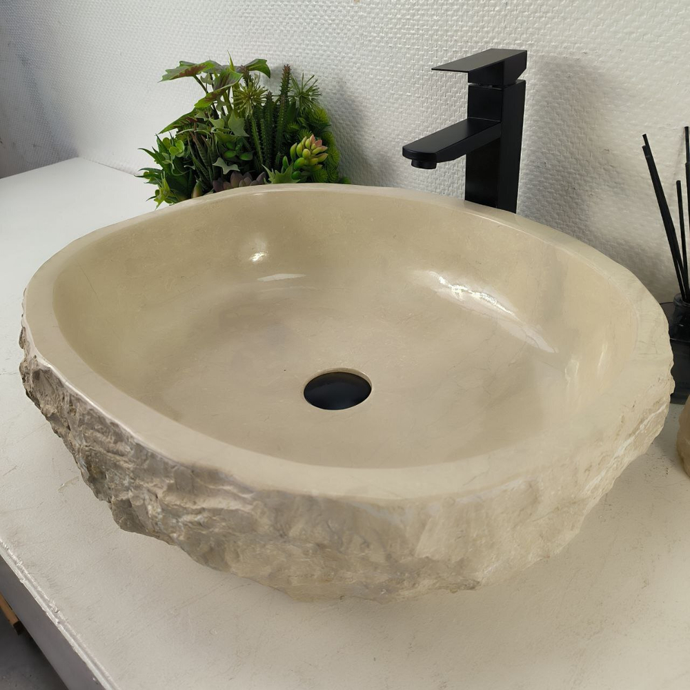 Раковина из мрамора Erozy Cream EM-65090 56*47*15 0877