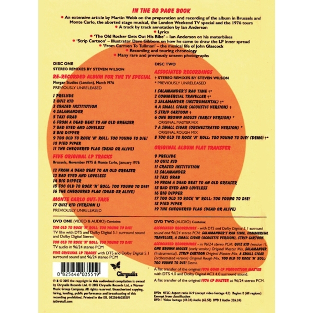 Jethro Tull / Too Old To Rock 'N' Roll: Too Young To Die! (The TV Special Edition)(2CD+2DVD)