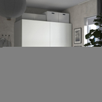 Шкаф-купе PAX HASVIC IKEA комбинация с 3 полками (белый)  120*60*240