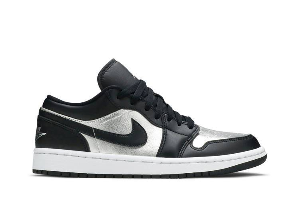Кроссовки Jordan Air Jordan 1 Low "Silver Toe" (Женская размерная сетка)