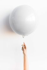 G 3D Сфера 15" Пастель White белый (БГ-19)