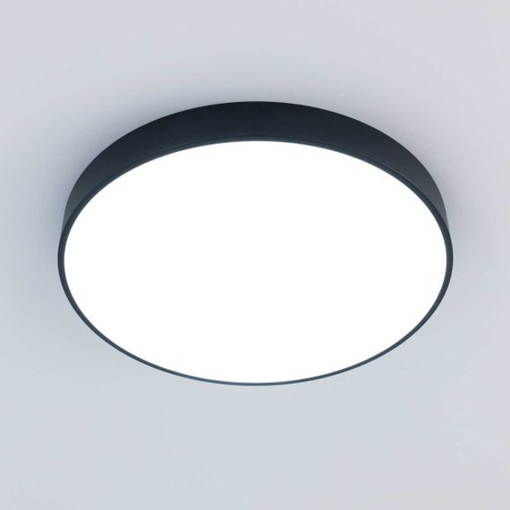 Потолочный светодиодный светильник с пультом ДУ Citilux Купер RGB Черный CL72495G1