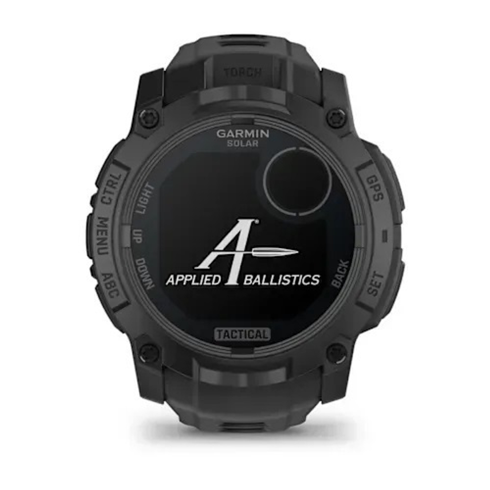 Умные часы Garmin Instinct 3 Solar Tactical 50 mm Black with black band