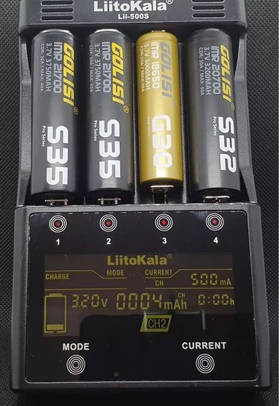 Зарядное устройство LiitoKala Lii-500S универсальное 220 V + Автоадаптер 12В