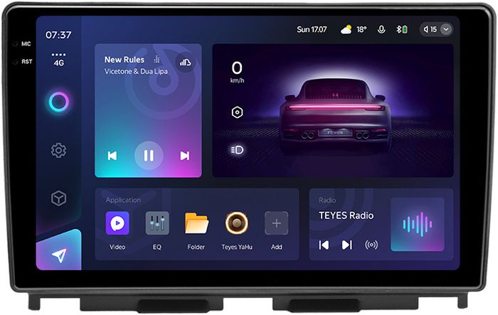 Магнитола для Lada Iskra 2025+ (без штатной КЗВ) - Teyes CC3-2K монитор 10.36" 2K QLED на Android 10, Быстрая, CarPlay, 4G SIM-слот