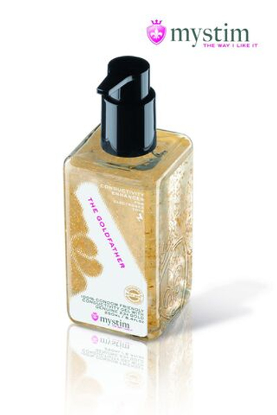 Токопроводящий гель с частичками золота The Goldfather - 250 мл. (Цвет: прозрачный)