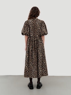 Платье с жабо и рукавами фонариками "Тот самый Лео - звезда карнавала"