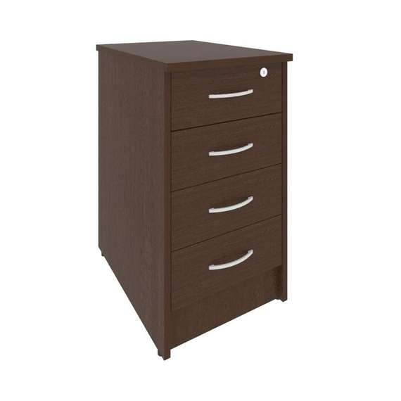 Riva Тумба приставная с фолдингом (4 ящика, с замком) А.ТП-4.1F-S  412*600*750