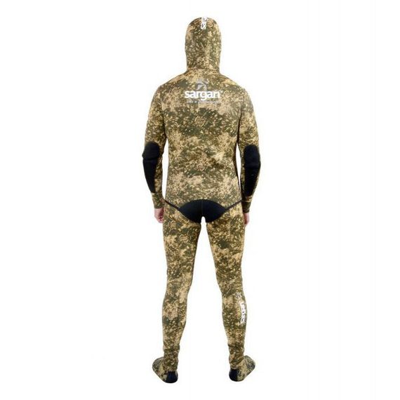 Гидрокостюм Sargan Урал камуфляж "Стрелолист" песчаный 3мм