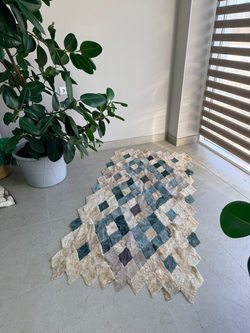 Покрывало меховое ковер из шкуры овчины