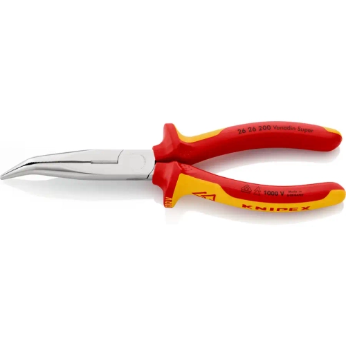 Длинногубцы хромированные 200 мм Knipex 26 26 200 SB