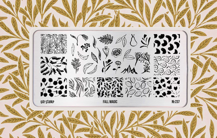 Пластина для стемпинга Go! Stamp 237 Fall Magic