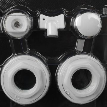 Монтажный комплект Rommer 3/4" с 2-мя кронштейнами 11 в 1 (RAL 9016)