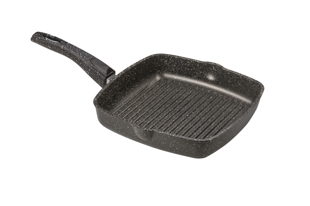 Сковорода гриль сг2852аг  280х280мм Гранит съем/руч без кр  (8/1)