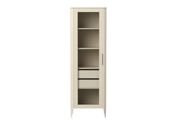 Витрина Type oak стеклянная высота 200 см L (молочный)