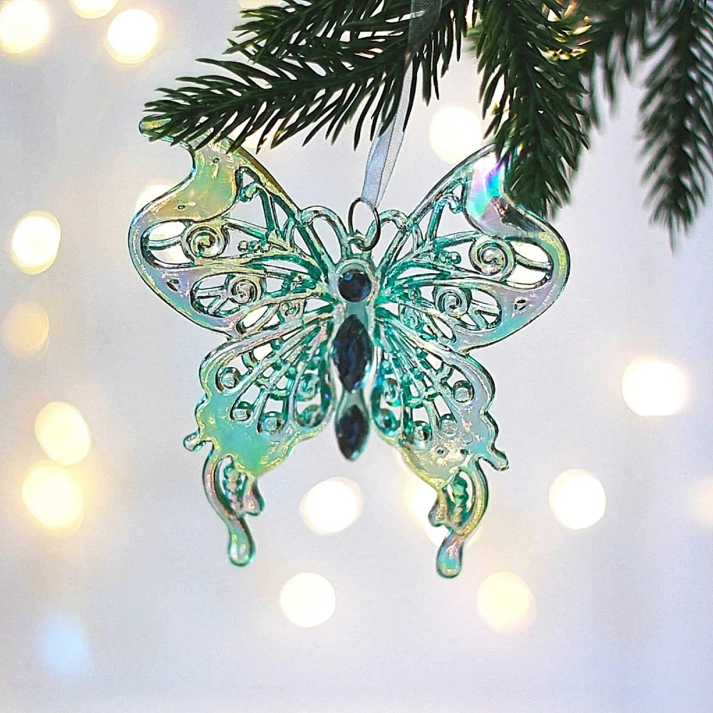 Подвеска «Волшебная бабочка» 10*11 см, Зелёный