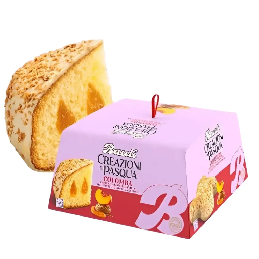 Кулич (кекс) пасхальный "Bauli" "Colomba Pesca e Amaretti" 750 г