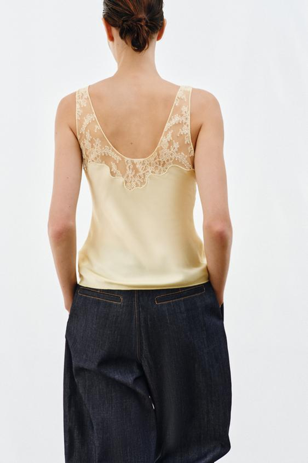 ZARA ДЖИНСЫ ZW COLLECTION BALLOON С ВЫСОКОЙ ПОСАДКОЙ И ЗАЩИПАМИ, СИНИЙ