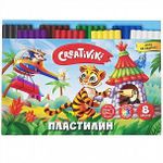 Пластилин Creativiki  8 цв. 120 г