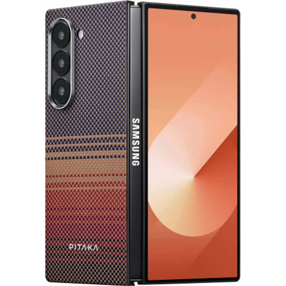 Чехол Samsung Galaxy Z Fold6 Pitaka Woven MagEZ Case 5 (Sunset)