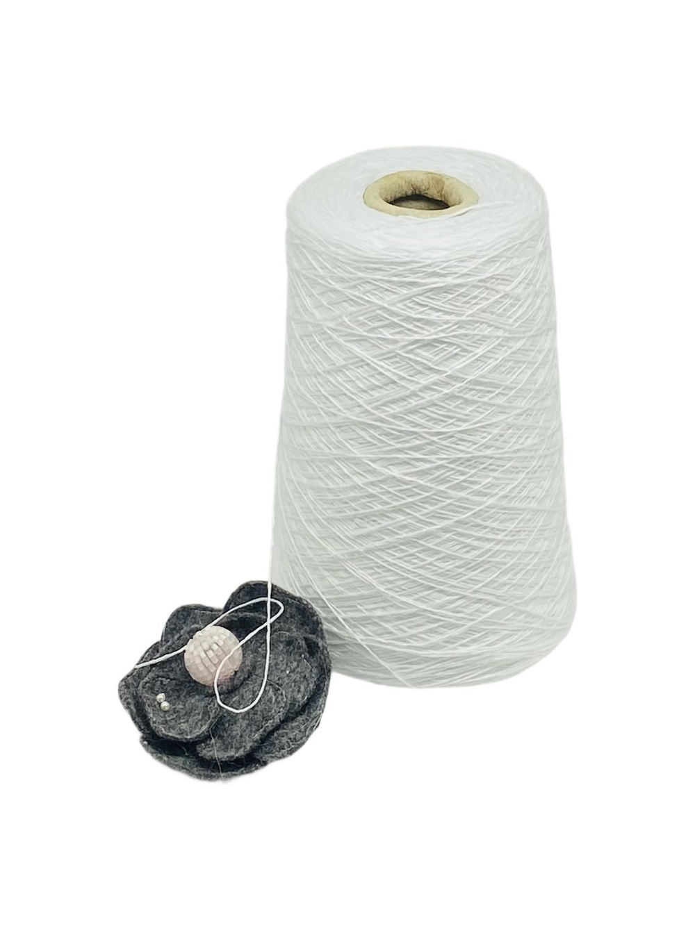 Пряжа на бобине (Италия) 100% мерсеризованный хлопок 100г-700м 300г