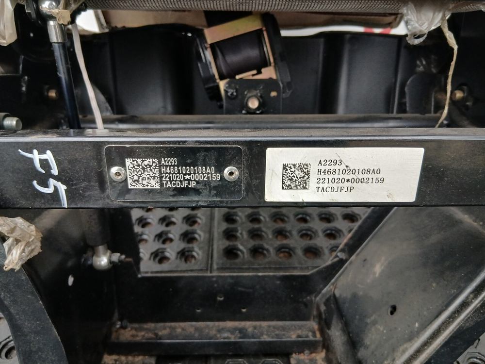 Сиденье пассажирское механическое 2023г.