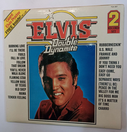 Винтажная виниловая пластинка Elvis Presley Double Dynamite 2LP (UK 1975)