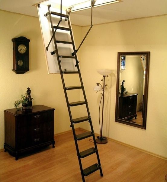 Металлическая чердачная лестница LTM