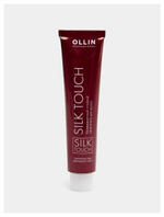 OLLIN SILK TOUCH 4/1 шатен пепельный 60мл Безаммиачный стойкий краситель для волос