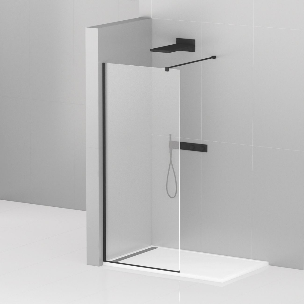 Душевая перегородка Cezares LIBERTA-L-1-110-120-C-NERO