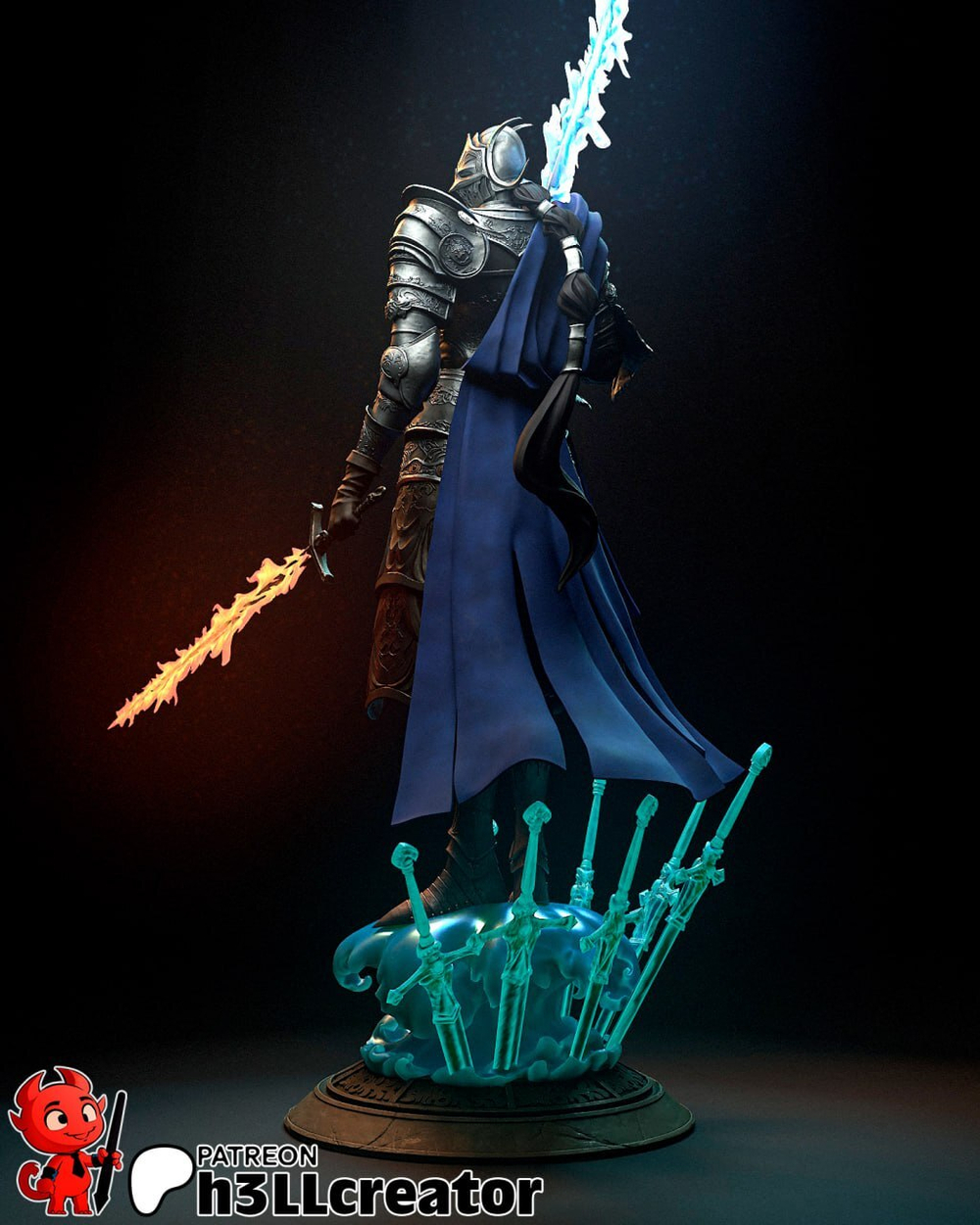 Фигурка Королева Реннала Полнолунная Rellana from Elden Ring