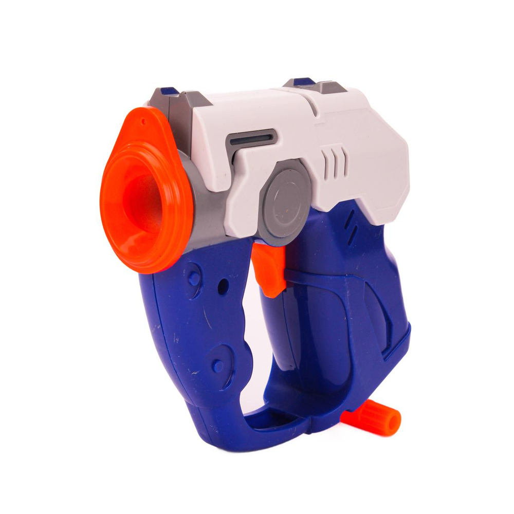 Пистолет с мягк.пулями 19см, коробка 0623