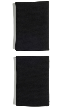 Напульсник теннисный Adidas Wristbands L (OSFM) - black/black/white