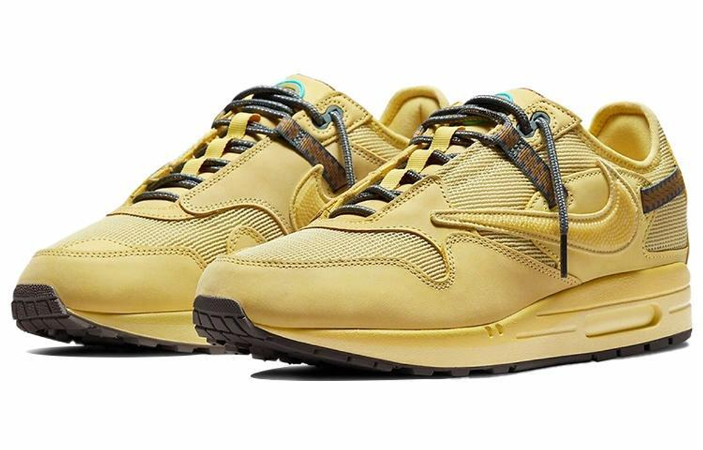 Кроссовки Travis Scott X Nike Air Max 1 "Saturn Gold"