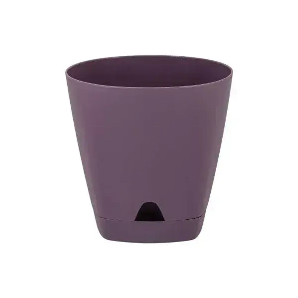 Горшок для цветов AMSTERDAM D 200 mml с прикорневым поливом Морозная слива