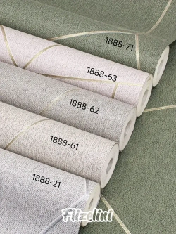 Обои виниловые на флизелине геометрия на зеленом, антивандальные, метровые, для детской, Geometria (Flizelini, 1888-71)