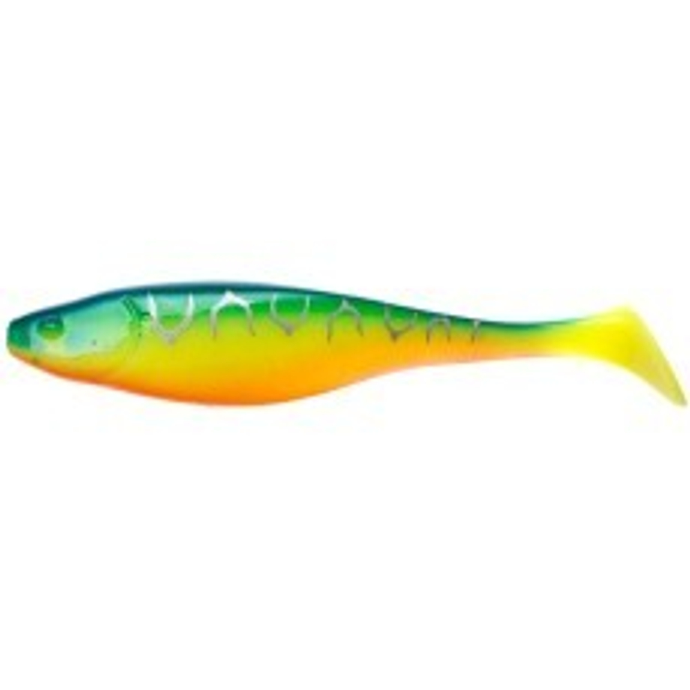 Мягкая приманка Narval Commander Shad 140мм  #002 3шт Blue Back Tiger