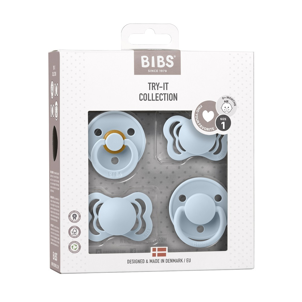 BIBS Try-it collection Baby Blue