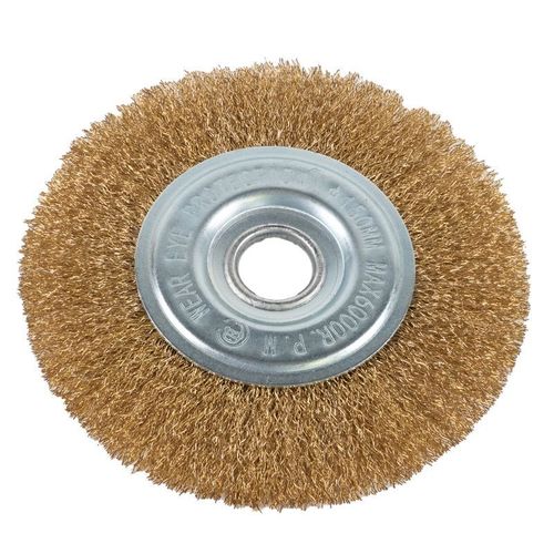 Щетка дисковая 150 мм/22мм для УШМ, проволока витая латунированная Yoko