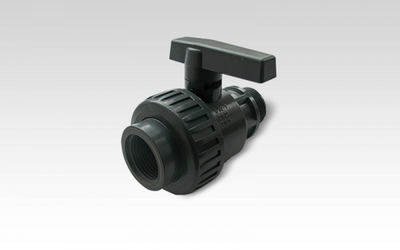 Кран шаровый G2 (50мм) пластик ВР-НР Poelsan Турция